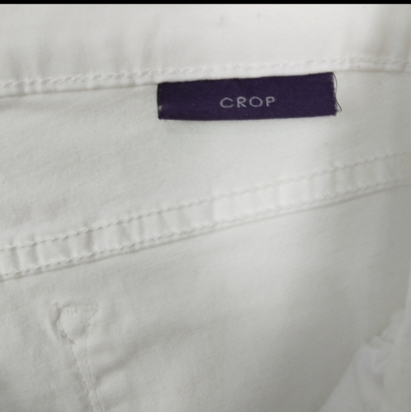 NWOT NDYJ Cropped Spring White Jeans - Picture 5 of 7